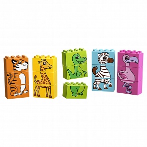 Конструктор из серии Дупло - Мой первый пазл, 15 кубиков (Lego, 10885)